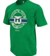 Where your colors proudly with this Hartford Whalers t-shirt from Reebok.