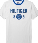 Take this t-shirt from Tommy Hilfiger when you get away from the cold-weather this season.