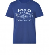 Bring classic style to your casual look with this versatile logo tee from Polo Ralph Lauren - Crew neck, short sleeves, front logo detail, slim fit - Wear with chinos, shorts, straight leg jeans, or slim trousers