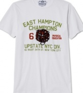 Wear it like a true champion. This graphic tee from American Rag is a weekend winner.