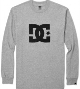 Simple cool is what you get with this long-sleeved t-shirt from DC Shoes. No bells and whistles, just some straight-up style.