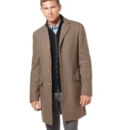 Classic sophisticate. This coat from Calvin Klein is the perfect topper for all occasions -- elegant, never stodgy.