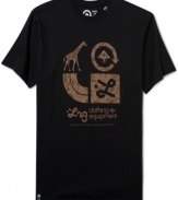 Celebrate the spirit of independent and underground culture with this classic LRG graphic tee.