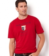 This t-shirt from Nautica is perfect for underneath a lightweight jacket or cardigan for the perfect fall look.