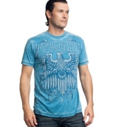 Let your casual style take flight with this eagle graphic t-shirt from Affliction.