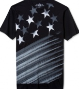 America's iconic tee by American Rag with starry graphic on front.