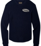 Show your pride for your ride with this warm Triumph logo thermal from Lucky Brand Jeans.