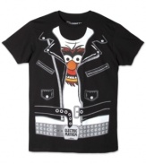 Rock your animal side with this graphic t-shirt from Hybrid.