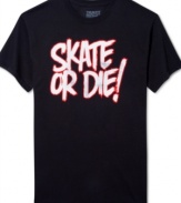 Declare your dedication to the sport with this Trukfit Skate Or Die graphic tee.