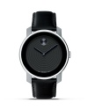 Large Movado BOLD watch with black dial.