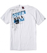 Ride the style wave with this rad Quiksilver logo tee.