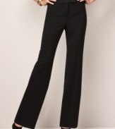 Classic trousers in basic black are a must-have from Charter Club. Pair these pants with anything from printed blouses to structured blazers!