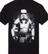 The force is with your style. This graphic t-shirt from Fifth Sun amps up your casual look.