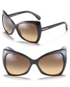 Tom Ford mixes modern and retro design on these cat eye sunglasses, making them must-haves this season. With nose tabs to secure fit.