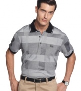 Add some polish to your look with this sleek polo shirt from Hugo Boss.