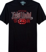 Your look is a cut above the others. Complement it with the classic edge of this Ecko Unltd t-shirt.