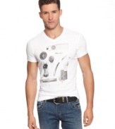 What you won't see anywhere else: This collector's edition graphic tee from Armani Jeans. Exclusive to Macy's.