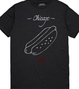 Get some good eats on your T shirt with this cool graphic style from Levi's. (Clearance)