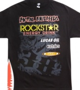 Ready to refuel? Do it in style with this cool graphic tee from Metal Mulisha.