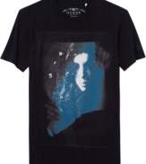 Freeze frame. The ghostly image on this Photography Disorder t-shirt from Guess lends your look a surreal style.