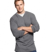 Get ready for relaxation with this comfortable ribbed shirt from John Ashford.