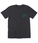 Sometimes, simple makes the statement. Keep it easy with this cool graphic tee from Quiksilver.