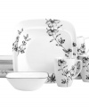 Combining break-resistant durability and simply elegant design, Corelle's Favourite Fleur dinnerware set has everything that's essential to casual meals. Featuring contemporary silhouettes with a mix of bands and blooms.