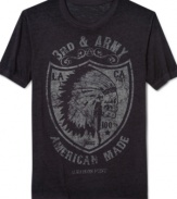 Stay true to your roots with this graphic t-shirt from 3rd & Army.