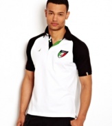 Celebrate your country in style with this Italy-inspired polo shirt from Nautica.