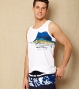 Get tanked. This shirt from Nautica will have you set for summer.