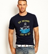 Get graphic. This t-shirt from Nautica raises your casual style game.