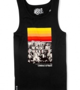 With a throwback graphic, this tank from LRG has that vintage vibe you like.