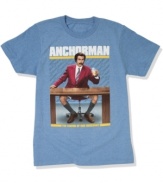 Meet Ron Burgundy. This graphic tee from Fifth Sun is a cool casual look for the guy who's kind of a big deal.