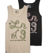 When no one's on your side, LRG is rooting for you. Wear it well with this warm-weather-ready tank top.