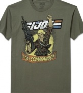 Pay homage to a classic action figure with this retro-cool G.I. Joe shirt from Freeze.