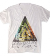 East side style. Get your downtown look with this graphic t-shirt from Bar III.