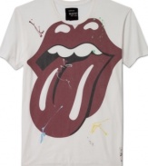 Rock all summer long with this iconic graphic t-shirt from the Rolling Stones.