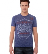 Get a graphic in your weekend wear. This T shirt from Buffalo David Bitton is the coolest way to go casual.