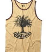 Time to chill. With this tank from Quiksilver, it's all about maximizing your relax look.