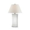 Sleek and sophisticated glass table lamp