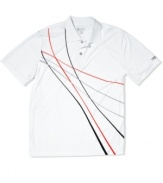 Got game? Step up your on-the-green look with this performance polo from Izod.