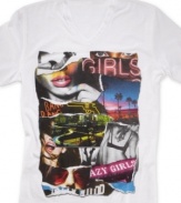 Picture this: a cool graphic t-shirt from Bar III that is the perfect complement to any shorts or jeans combo.