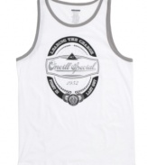 The special of the day will be your sweet casual style in this graphic tank from O'Neill.