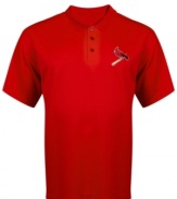 Prove that Cardinals fans have first-class style in this St. Louis MLB classic polo shirt from Majestic.