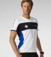 Coolmax® Performance Tee The ultimate performance tee is rendered in breathable moisture-wicking Coolmax® microfiber with bold neon piecing and reflective details -- a must-have for nighttime visibility.