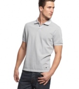 This crisp polo from Hugo Boss Orange fits at the barbecue or rolling on a Friday night.