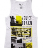 Tired of the cold shoulder? Warm up with this tank from Bar III.