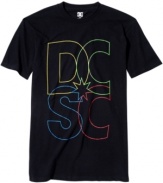 Watch it take shape. Build your outfit around this graphic t-shirt from DC Shoes for casual style that will keep you cool anywhere you go.