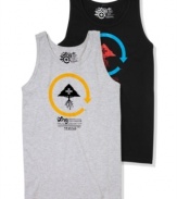 Cultivate your cool factor and watch it grow in this chilled-out LRG graphic tank.