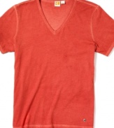 Relax your look with this broken-in t-shirt from Hugo Boss ORANGE.